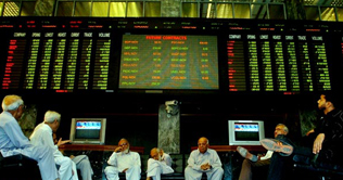 KSE goes up current week
